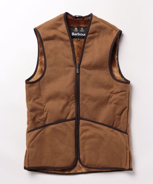 barbour warm pile waistcoat zip-in liner ウォームパイル アクリル