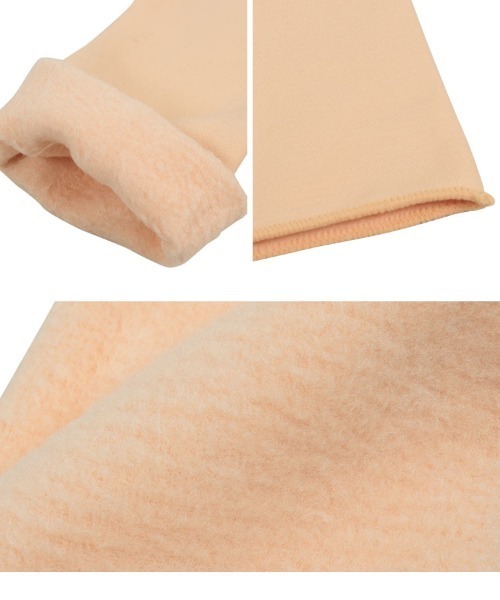 KOBE LETTUCE（コウベレタス）の「[ 裏起毛 ] 暖かロングソックス（ソックス/靴下・レディース・ベージュ/ブラック・FREE）」の10枚目の写真