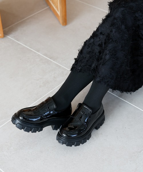 KOBE LETTUCE（コウベレタス）の「[ 裏起毛 ] 暖かロングソックス（ソックス/靴下・レディース・ベージュ/ブラック・FREE）」の7枚目の写真