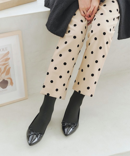 KOBE LETTUCE（コウベレタス）の「[ 裏起毛 ] 暖かロングソックス（ソックス/靴下・レディース・ベージュ/ブラック・FREE）」の14枚目の写真