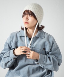 RACAL（ラカル）の「Ear Cuff Mohair Knit Watch / 耳当て付きモヘアニットワッチ（ニットキャップ/ビーニー）」