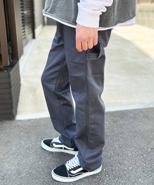 Dickies（ディッキーズ）の「【DICKIES】ディッキーズ DUCK CARPENTER PANT ダック カーペンター ジーンズ パンツ DP802 DP806（デニムパンツ・メンズ・キャメル/グレイッシュブルー/ブラック/モスグリーン/グレー/ダークインディゴブルー/インディゴブルー・32inch/34inch/30inch/36inch）」の2枚目の写真