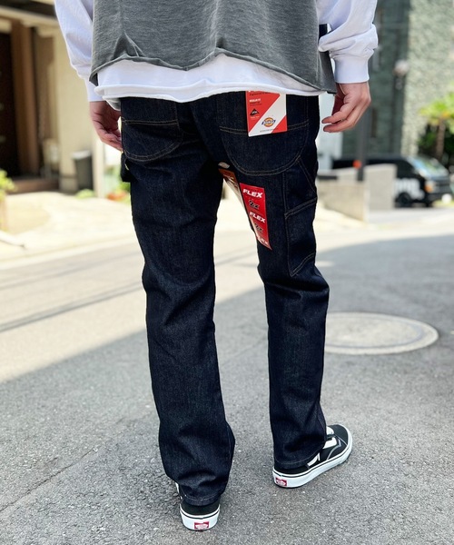 Dickies（ディッキーズ）の「【DICKIES】ディッキーズ DUCK CARPENTER PANT ダック カーペンター ジーンズ パンツ DP802 DP806（デニムパンツ・メンズ・キャメル/グレイッシュブルー/ブラック/モスグリーン/グレー/ダークインディゴブルー/インディゴブルー・32inch/34inch/30inch/36inch）」の17枚目の写真
