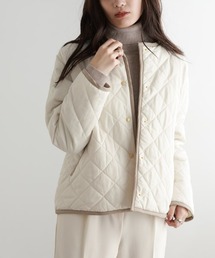 Pierrot（ピエロ）の「ショート丈キルティングコート（その他アウター・レディース）」