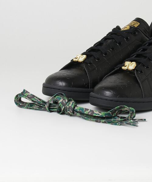 A BATHING APE(アベイシングエイプ)の「BAPE X ADIDAS STAN SMITH BAPE CAMO(スニーカー・メンズ・ブラック/ホワイト・13)」の16枚目の写真