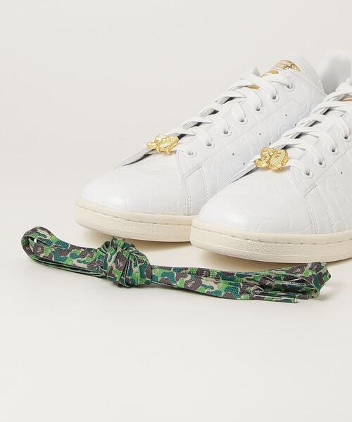 A BATHING APE(アベイシングエイプ)の「BAPE X ADIDAS STAN SMITH BAPE CAMO(スニーカー・メンズ・ブラック/ホワイト・13)」の17枚目の写真