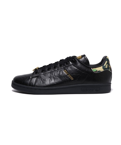A BATHING APE(アベイシングエイプ)の「BAPE X ADIDAS STAN SMITH BAPE CAMO(スニーカー・メンズ・ブラック/ホワイト・13)」の10枚目の写真