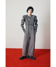 サロペット・オーバーオール・オールインワン HeRIN.CYE Balloon hem suspender pants 格安人気 HeRIN.CYE | |SHEL'TTER ) (パンツ pants suspender