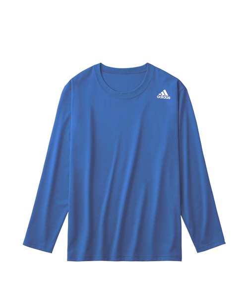 adidas（アディダス）の「adidas アディダス 天竺 メンズ ロンT（Tシャツ/カットソー・メンズ・ブラック/ホワイト/オレンジ/ブルー・LARGE/MEDIUM）」の3枚目の写真
