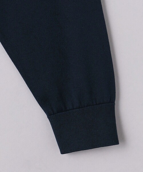 UNITED ARROWS(ユナイテッドアローズ)の「ギザコットン ハイゲージ カーディガン(カーディガン/ボレロ・メンズ・ネイビー/ライトグレー・XL/S/L/M)」の12枚目の写真