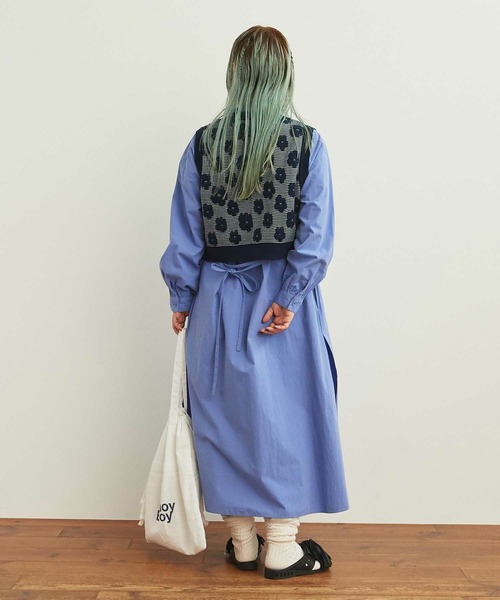 AMBIDEX（アンビデックス）の「デイジージャカード コンパクトベスト（ベスト・レディース・ネイビー/キナリ・FREE）」の22枚目の写真