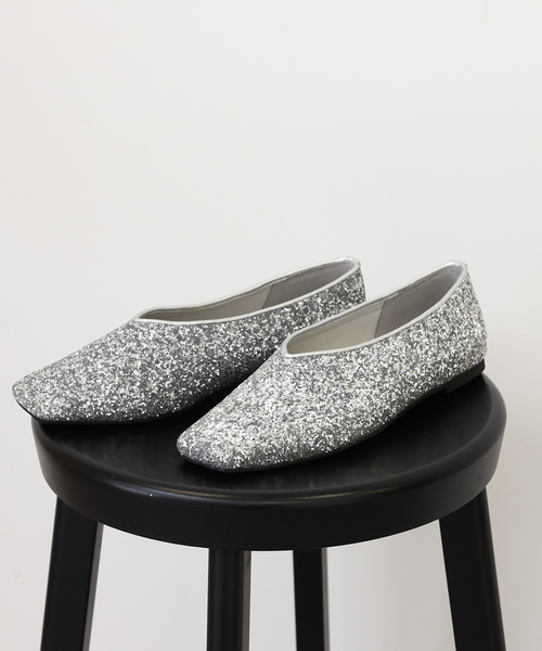 JOURNAL STANDARD relume(ジャーナルスタンダード レリューム)の「RELUME GRITTER パンプス(パンプス・レディース・ブラック/シルバー・23cm/24.5cm/25cm/24cm/23.5cm)」の6枚目の写真