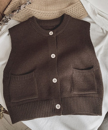 DAY CLOSET（デイ クローゼット）の「キッズ レトロハイゲージニットベスト（ベスト）」