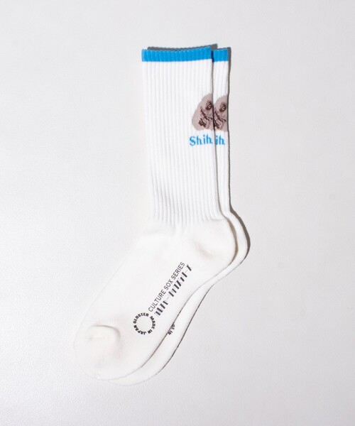 GLOSTER（グロスター）の「【GLOSTER/グロスター】 DOG&CAT ラインソックス（ソックス/靴下・メンズ・ブラウン/オレンジ/ライトグリーン/ブルー/ネイビー・FREE）」の7枚目の写真