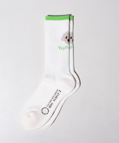 GLOSTER（グロスター）の「【GLOSTER/グロスター】 DOG&CAT ラインソックス（ソックス/靴下・メンズ・ブラウン/オレンジ/ライトグリーン/ブルー/ネイビー・FREE）」の9枚目の写真