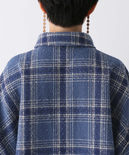 RAGEBLUE(レイジブルー)の「BIGシルエット/ルーズオンブレチェックシャツ(シャツ/ブラウス・レディース・ホワイト系/ブルー系・FREE)」の14枚目の写真