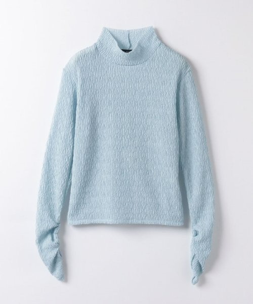 allureville（アルアバイル）の「ランダムブルーゼボトルネックプルオーバー（Tシャツ/カットソー・レディース・サックスブルー/ブラック/オフホワイト・2）」の3枚目の写真