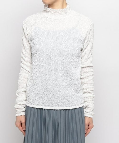 allureville（アルアバイル）の「ランダムブルーゼボトルネックプルオーバー（Tシャツ/カットソー・レディース・サックスブルー/ブラック/オフホワイト・2）」の7枚目の写真