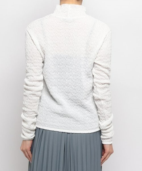 allureville（アルアバイル）の「ランダムブルーゼボトルネックプルオーバー（Tシャツ/カットソー・レディース・サックスブルー/ブラック/オフホワイト・2）」の4枚目の写真