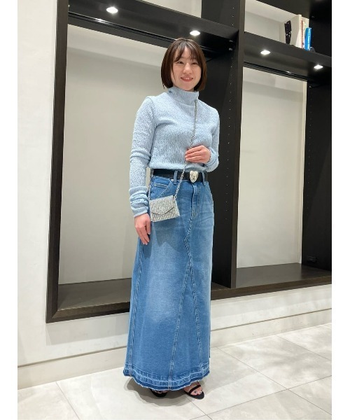 allureville（アルアバイル）の「ランダムブルーゼボトルネックプルオーバー（Tシャツ/カットソー・レディース・サックスブルー/ブラック/オフホワイト・2）」の13枚目の写真