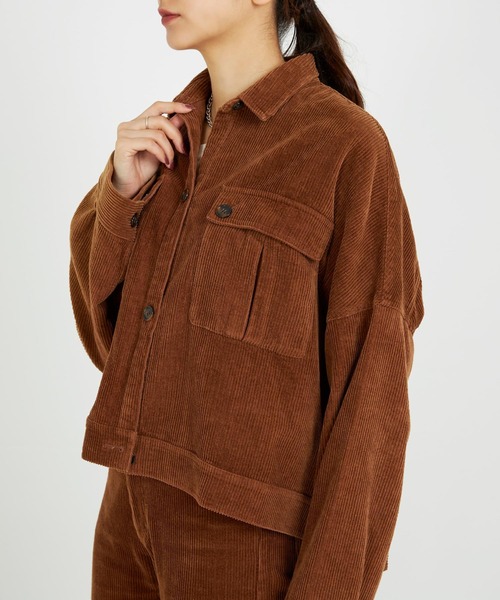 CIEL'AIR（シエルエアー）の「Corduroy Jacket（その他アウター・レディース・ブラウン/パープル・FREE）」の10枚目の写真