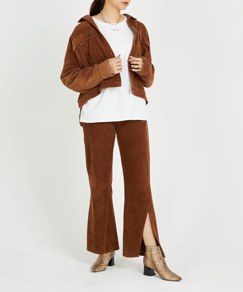 CIEL'AIR（シエルエアー）の「Corduroy Jacket（その他アウター・レディース・ブラウン/パープル・FREE）」の12枚目の写真