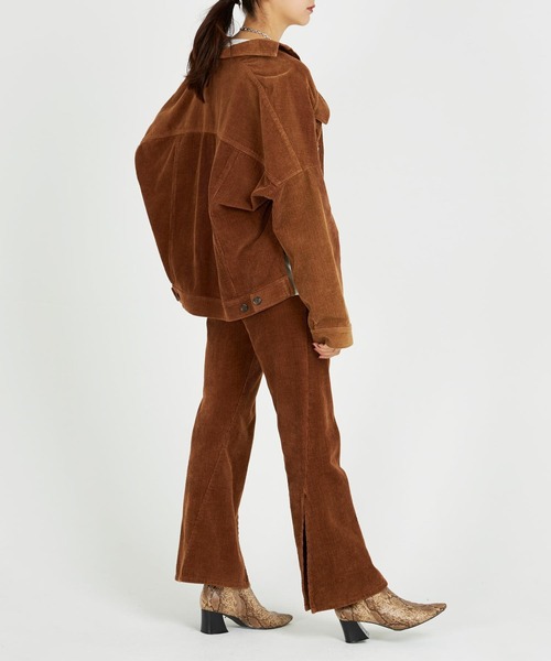 CIEL'AIR（シエルエアー）の「Corduroy Jacket（その他アウター・レディース・ブラウン/パープル・FREE）」の3枚目の写真