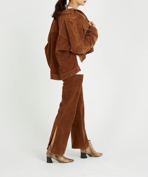 CIEL'AIR（シエルエアー）の「Corduroy Jacket（その他アウター・レディース・ブラウン/パープル・FREE）」の11枚目の写真