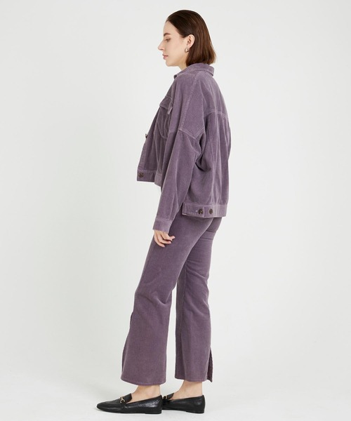 CIEL'AIR（シエルエアー）の「Corduroy Jacket（その他アウター・レディース・ブラウン/パープル・FREE）」の15枚目の写真