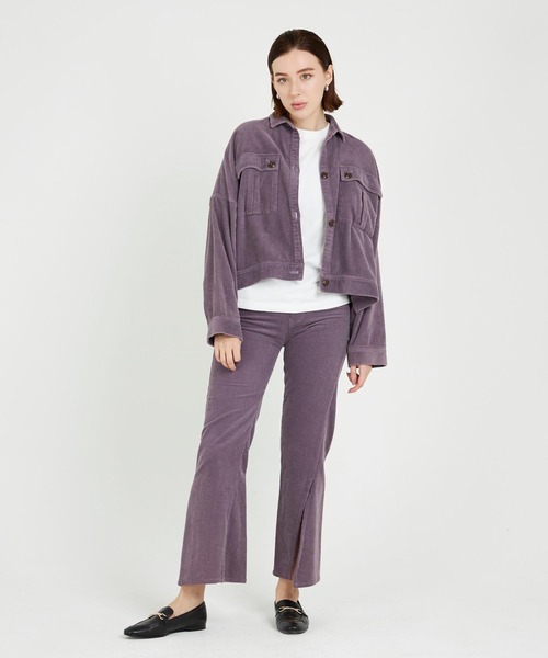 CIEL'AIR（シエルエアー）の「Corduroy Jacket（その他アウター・レディース・ブラウン/パープル・FREE）」の13枚目の写真