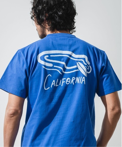 OFFSHORE(オフショア)の「【ZOZO限定】MINAMO TEE/水面ティーシャツ(Tシャツ/カットソー・メンズ・ネイビー/ホワイト・XL/L/M)」の1枚目の写真