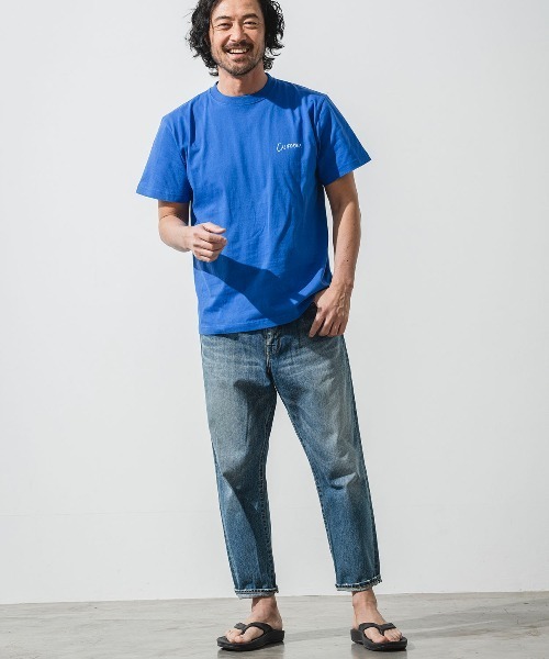 OFFSHORE(オフショア)の「【ZOZO限定】MINAMO TEE/水面ティーシャツ(Tシャツ/カットソー・メンズ・ネイビー/ホワイト・XL/L/M)」の18枚目の写真