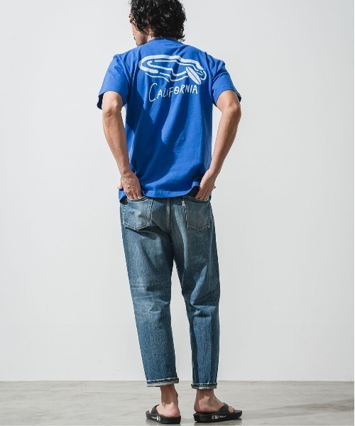 OFFSHORE(オフショア)の「【ZOZO限定】MINAMO TEE/水面ティーシャツ(Tシャツ/カットソー・メンズ・ネイビー/ホワイト・XL/L/M)」の9枚目の写真