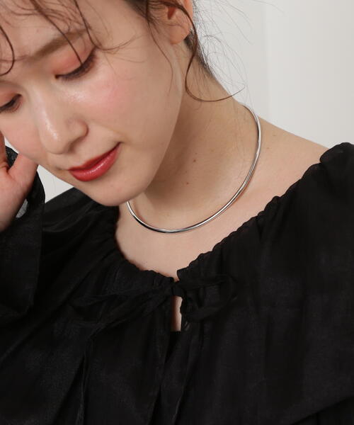 N.(N. Natural Beauty Basic)(エヌエヌナチュラルビューティーベーシック)の「◆ラウンドチョーカー(チョーカー・レディース・シルバー/ゴールド・フリ-/FREE)」の10枚目の写真