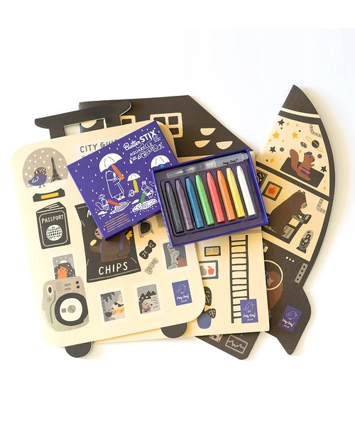 HIGHTIDE（ハイタイド）の「Jaq Jaq Bird Giant Coloring Book ジャクジャクバード 塗り絵ブック（おもちゃ・キッズ・その他1/その他2/その他3・FREE）」の4枚目の写真