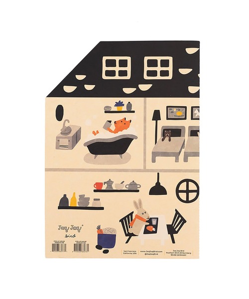 HIGHTIDE（ハイタイド）の「Jaq Jaq Bird Giant Coloring Book ジャクジャクバード 塗り絵ブック（おもちゃ・キッズ・その他1/その他2/その他3・FREE）」の7枚目の写真