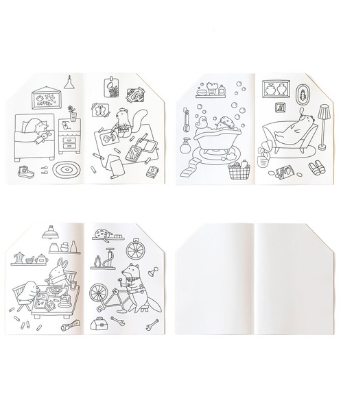 HIGHTIDE（ハイタイド）の「Jaq Jaq Bird Giant Coloring Book ジャクジャクバード 塗り絵ブック（おもちゃ・キッズ・その他1/その他2/その他3・FREE）」の8枚目の写真