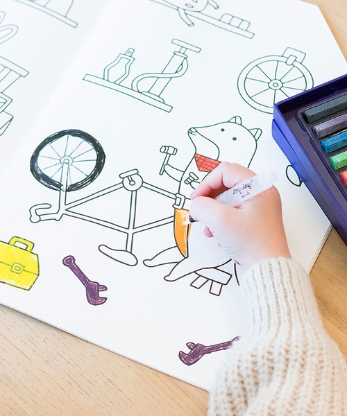 HIGHTIDE（ハイタイド）の「Jaq Jaq Bird Giant Coloring Book ジャクジャクバード 塗り絵ブック（おもちゃ・キッズ・その他1/その他2/その他3・FREE）」の9枚目の写真