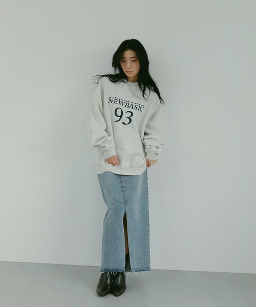 N WITH.（エヌウィズ）の「ロゴスウェット（スウェット・レディース・ブラック/グリーン/ライトグレー系・FREE）」の10枚目の写真