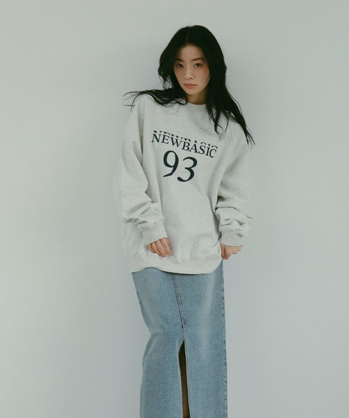 N WITH.（エヌウィズ）の「ロゴスウェット（スウェット・レディース・ブラック/グリーン/ライトグレー系・FREE）」の8枚目の写真