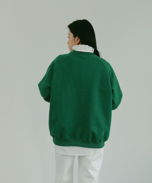 N WITH.（エヌウィズ）の「ロゴスウェット（スウェット・レディース・ブラック/グリーン/ライトグレー系・FREE）」の15枚目の写真