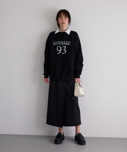 N WITH.（エヌウィズ）の「ロゴスウェット（スウェット・レディース・ブラック/グリーン/ライトグレー系・FREE）」の19枚目の写真