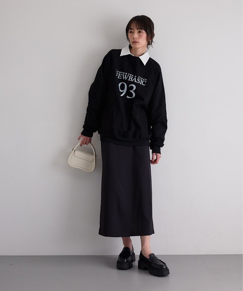 N WITH.（エヌウィズ）の「ロゴスウェット（スウェット・レディース・ブラック/グリーン/ライトグレー系・FREE）」の20枚目の写真