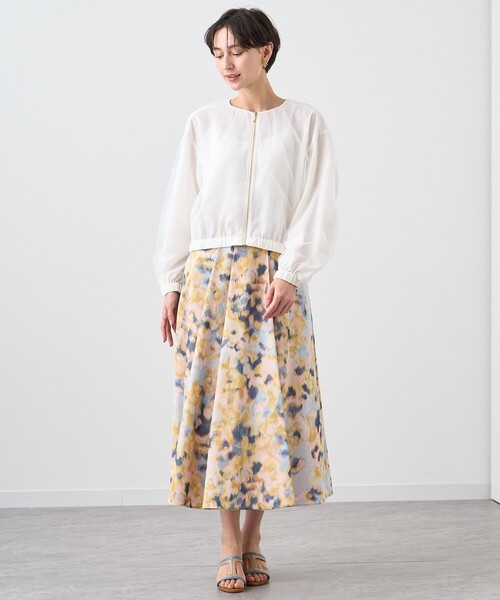 ANAYI（アナイ）の「チュールレイヤードギャザーブルゾン