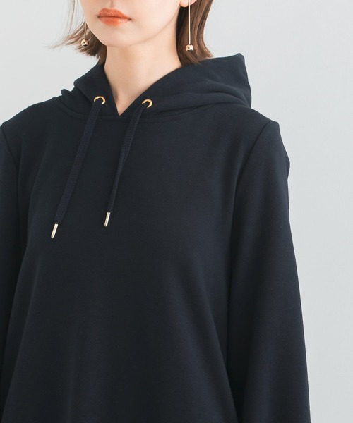 URBAN RESEARCH ROSSO WOMEN(アーバンリサーチ ロッソ)の「『WEB限定』パーカーワンピース(ワンピース・レディース・グレー系その他/モカ/ネイビー・FREE)」の18枚目の写真