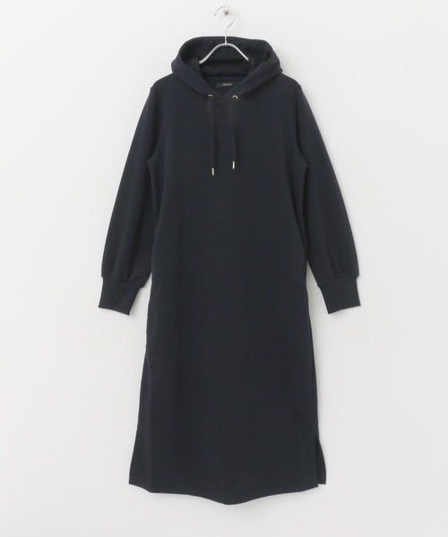 URBAN RESEARCH ROSSO WOMEN(アーバンリサーチ ロッソ)の「『WEB限定』パーカーワンピース(ワンピース・レディース・グレー系その他/モカ/ネイビー・FREE)」の11枚目の写真