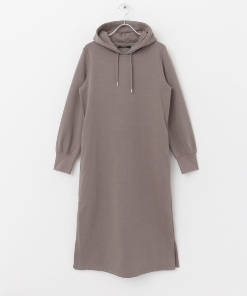 URBAN RESEARCH ROSSO WOMEN(アーバンリサーチ ロッソ)の「『WEB限定』パーカーワンピース(ワンピース・レディース・グレー系その他/モカ/ネイビー・FREE)」の10枚目の写真