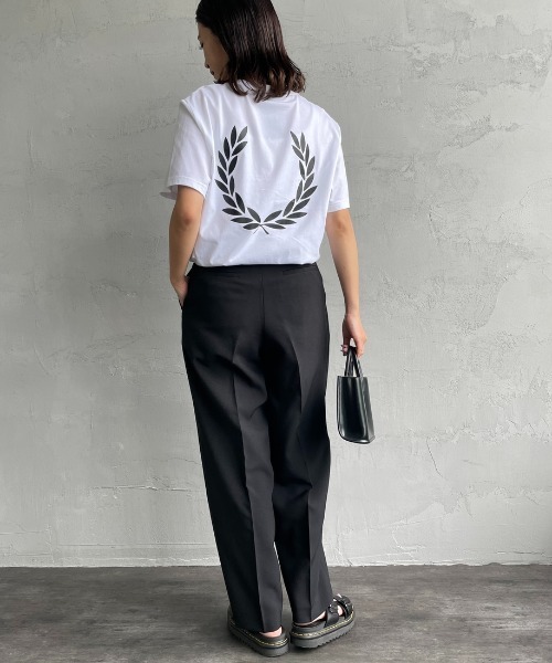 ◆FRED PERRY フレッドペリー◆別注 ビックローレルリースロゴT ◇FRED PERRY フレッドペリー◇別注 ビックローレルリースロゴT