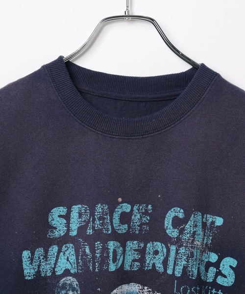 PBLIM（ページボーイリム）の「PBLIM/スペースキャットT（Tシャツ/カットソー・レディース・ネイビー/チャコールグレー・LARGE/MEDIUM）」の11枚目の写真