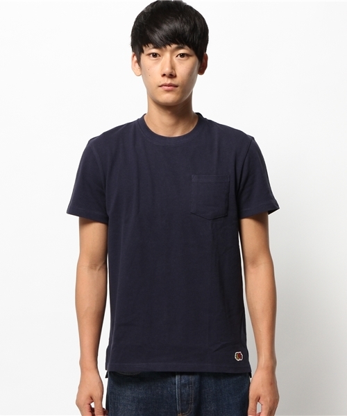 FRUIT OF THE LOOM（フルーツオブザルーム）の「【FRUIT OF THE LOOM×CIAOPANIC TYPY】フルーツコラボポケットTee（Tシャツ/カットソー・メンズ・グレー/ホワイト/ネイビー・LARGE/MEDIUM/SMALL）」の4枚目の写真